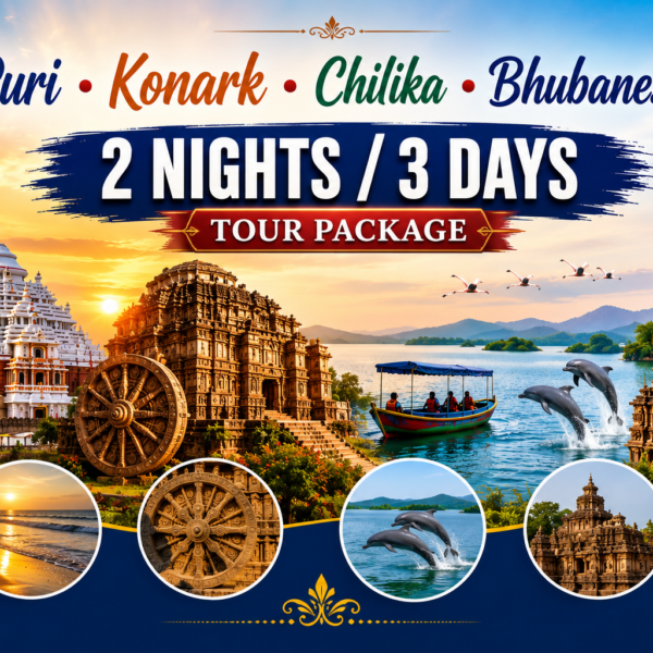 Puri Konark Chilika Bhubaneswar Tour Package